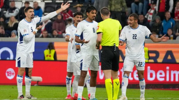 Israeli International Sayed Abu Farchi Sent Off After Goal Celebration Using Corner Flag