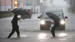 Four Dead as Typhoon Dujuan Hits Japan