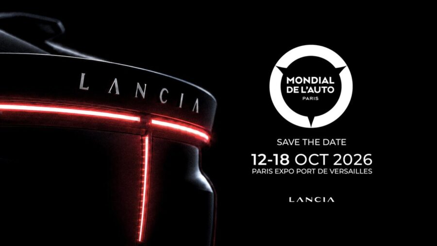 Lancia Unveils New Hybrid Flagship and Electric HF at Paris Motor Show