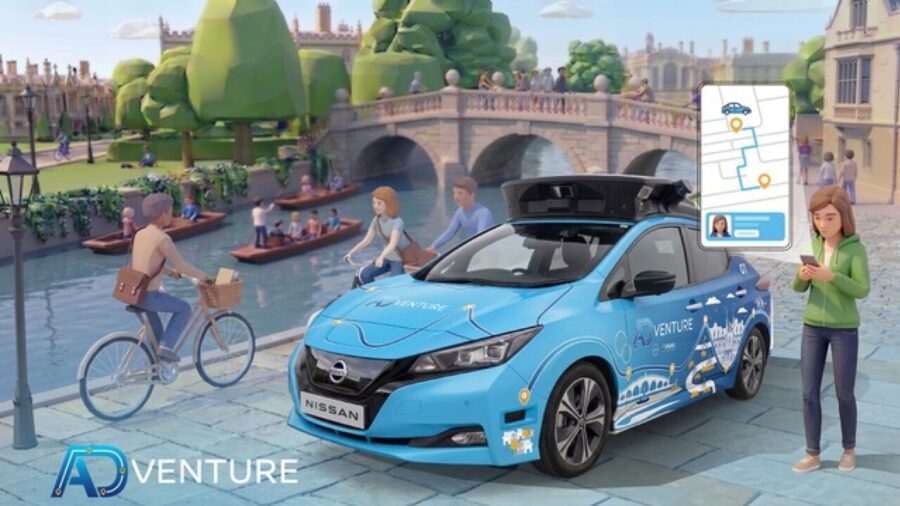 Nissan Invests £3 Million in Cambridge Test of ADventure Autonomous Mobility