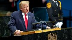Trump Threatens Extreme Action Against Iran During UN Address