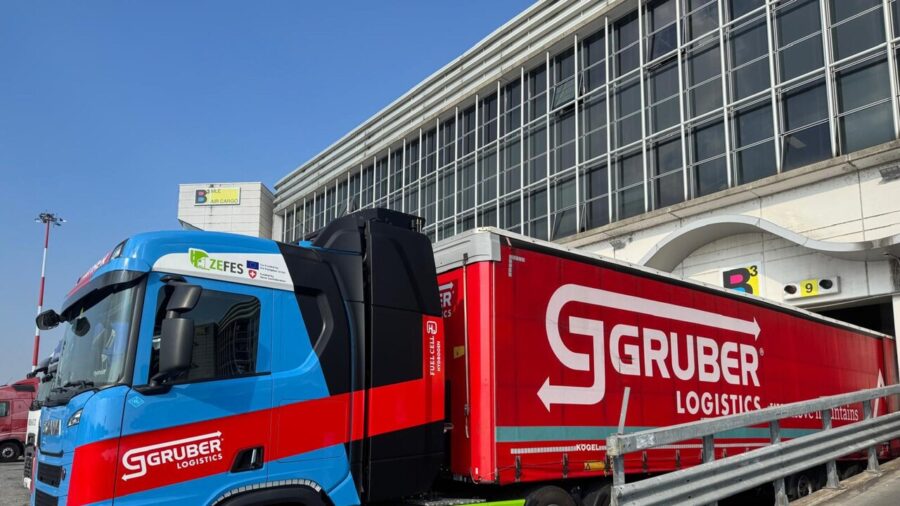Malpensa Airport Welcomes First Hydrogen-Powered Cargo Truck