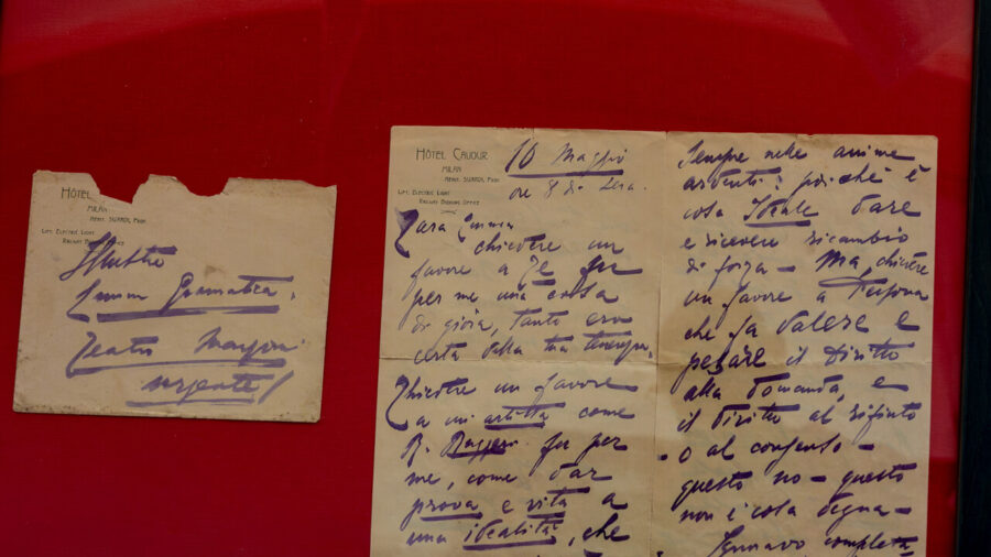 Eleonora Duse Exhibit Opens at Museum of Love Letters