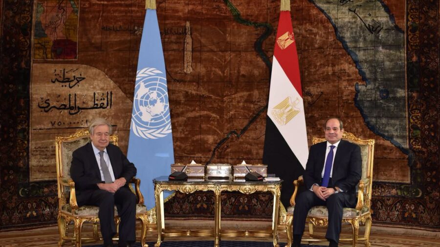 Al-Sisi and Guterres Discuss Gaza Ceasefire and UN Security Council Reform