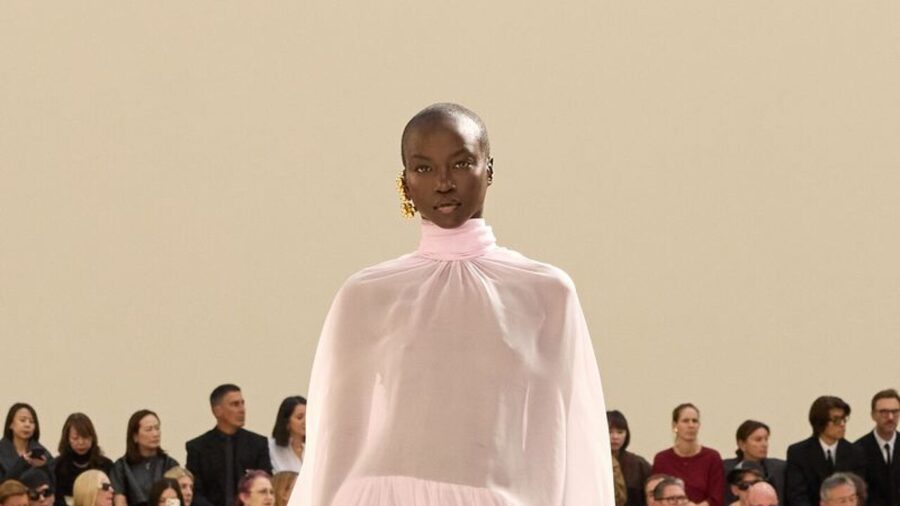 Balenciaga by Piccioli Stuns Paris with Coral‑Inspired Couture