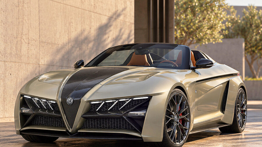 Carrozzeria Castagna Unveils Custom Alfa Romeo Giulia-Based Spider-Coupé