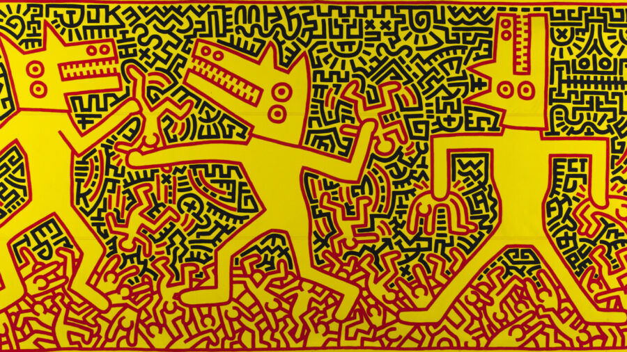 Keith Haring’s Iconic Street Art Takes Over Rome