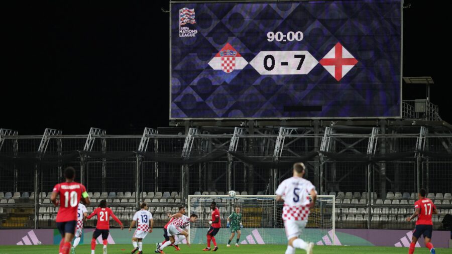 England Dominates Croatia in Historic 7-0 Victory