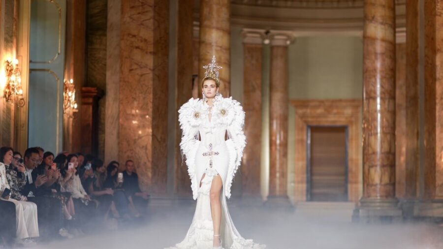 Chinese Couture Brings Winter Magic to Rome’s Palazzo Colonna