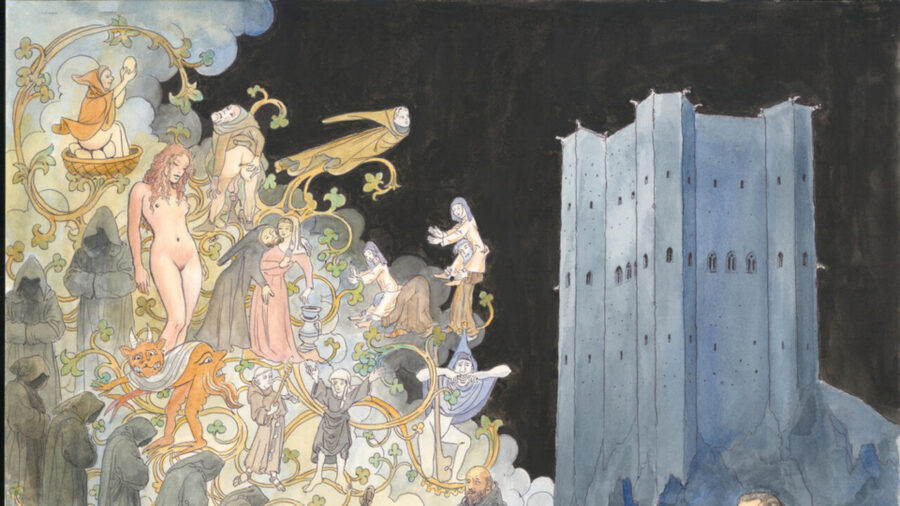 Milo Manara’s “Visioni” Opens at Franco Maria Ricci’s Masone Labyrinth