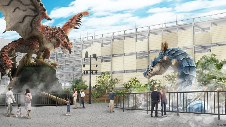 Monster Hunter Statues to Feature at Fukuoka Outlet Mall