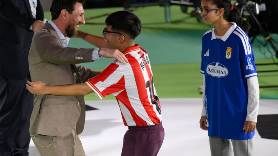 Lionel Messi Meets Asturian Youth Ahead of Princess of Asturias Awards