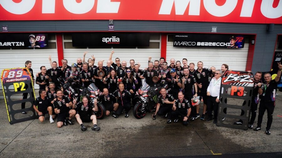 Aprilia Celebrates Strong Double Podium Finish at the Japanese Grand Prix