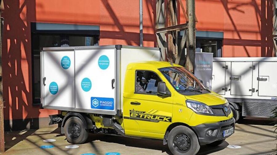 Piaggio Unveils Fully Electric Porter NPE at Ecomondo 2024
