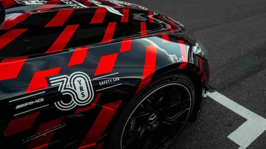The New Mercedes-AMG Safety Car Gets High-Tech Pirelli Tires