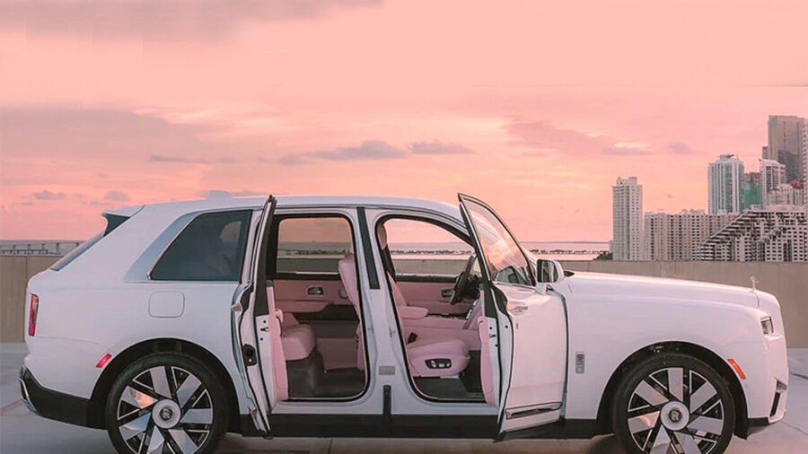 Braman Motors Secures Exclusive Pink Rolls-Royce Cullinan Paint Scheme