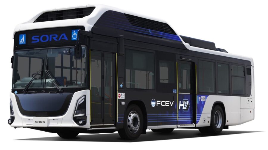 Toyota’s New Sora Hydrogen Bus Hits the Road