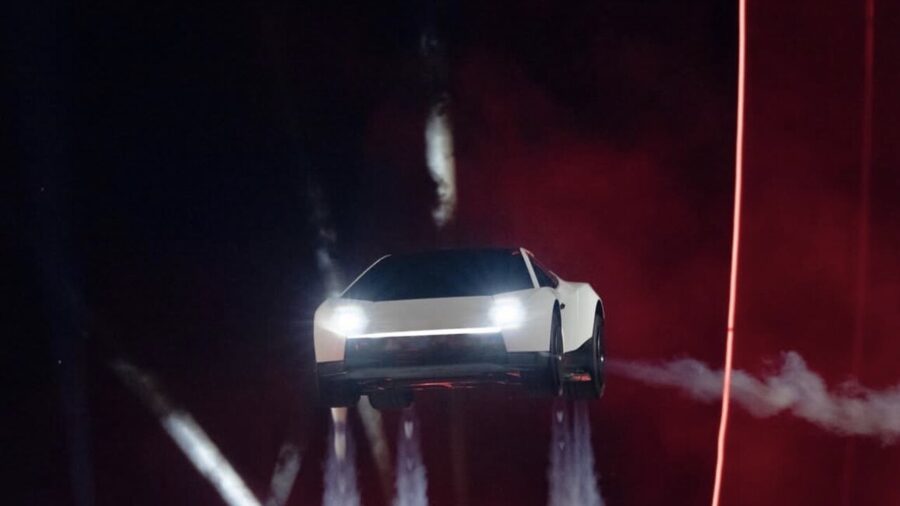 Tesla Unveils Roadster With Compressed Air Thruster System