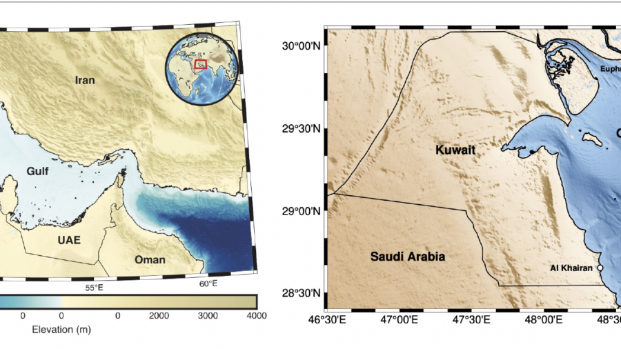 Study Finds Winter Shamal Winds Reshape Arabian Gulf Waters
