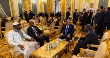 السيسي يبحث مع قادة أفارقة تعزيز التعاون على هامش القمة الروسية الأفريقية