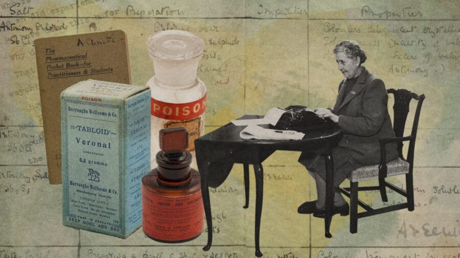 معرض يكشف أثر عمل أغاثا كريستي في الصيدليات على رواياتها